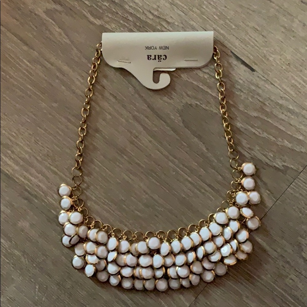 Necklace with gold chain